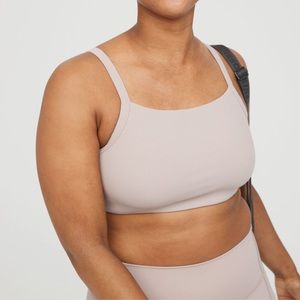 AERIE OFFLINE NWT ribbed square neck sports bra